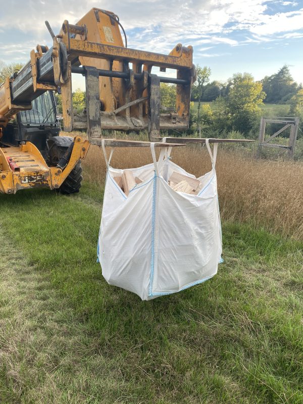 Seasoned mixed hardwood bulk bag